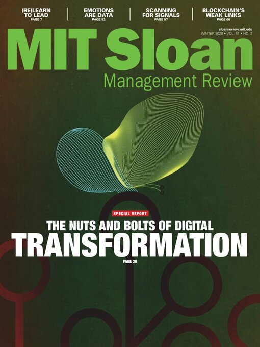 Title details for MIT Sloan Management Review by MIT Sloan Management Review - Available